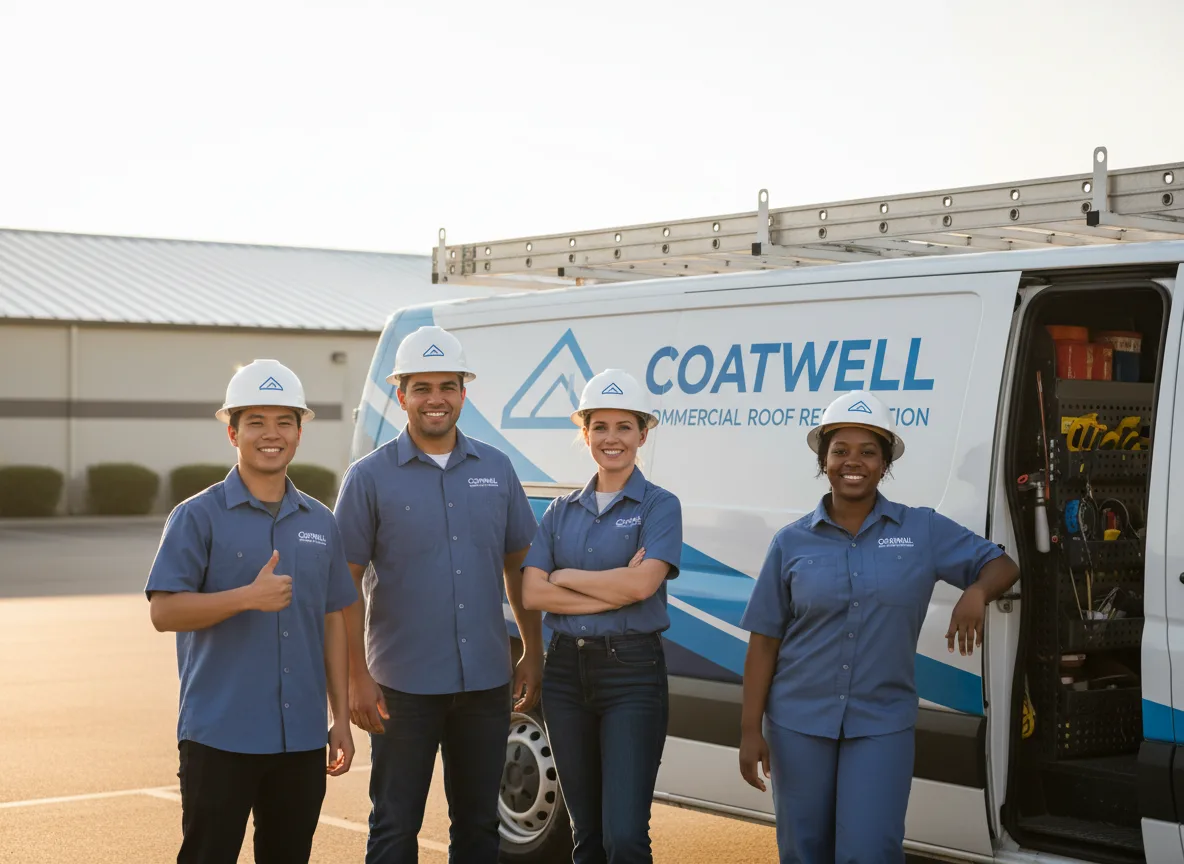 Commercial roof coating company in Crook, CO